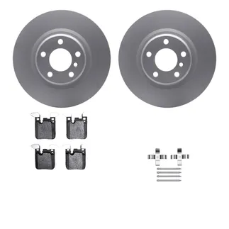 R1 Concepts WDUH1-31256 Carbon Series Brake Rotors W/ 5000 Oep Brake Pads & Hdw